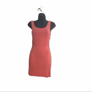 Coral Sleeveless Dress Size small